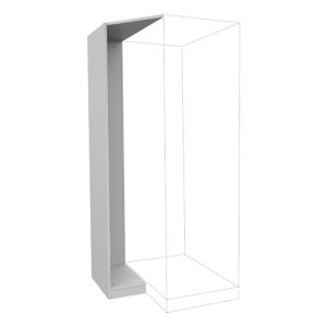 Image of Form Darwin White Corner cabinet kit (H)2356mm (W)288mm (D)566mm