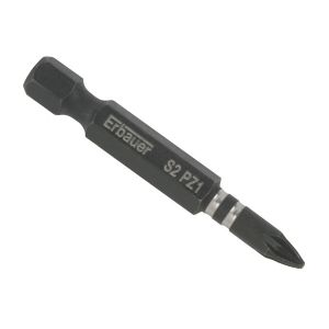 Image of Erbauer PZ1 Impact Screwdriver bits 50mm Pack of 3