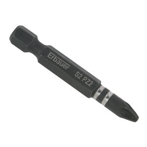 Image of Erbauer PZ2 Impact Screwdriver bits 50mm Pack of 3