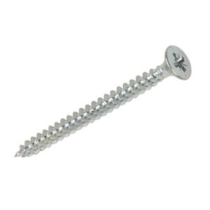 Image of Silverscrew Zinc-plated Carbon steel Multi-material Multipurpose screw (Dia)4mm (L)16mm Pack of 200