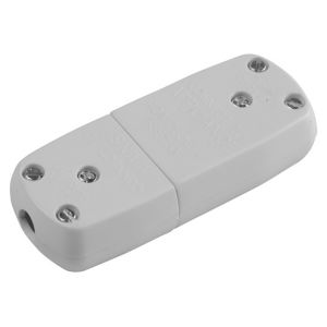 Image of B&Q White 10A In-line wire connector