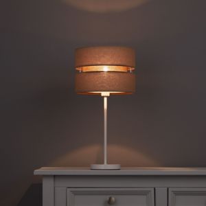 Image of Colours Duo Taupe 2 tier Light shade (D)220mm