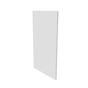 Image of Form Perkin Matt white Storage End panel (L)856mm (W)480mm
