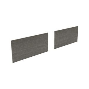 Image of Form Oppen White & grey oak effect storage Reversible back panel (H)499mm