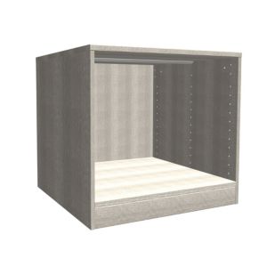 Image of Form Darwin Grey Oak effect Bedside cabinet (H)546mm (W)500mm (D)566mm