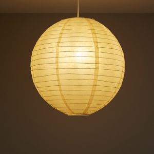 Image of Colours Abiola Apricot Ball Light shade (D)400mm