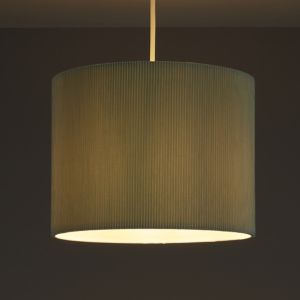 Image of Colours Zadeh Duck egg Micropleat Light shade (D)260mm
