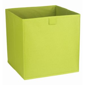 Image of Mixxit Green 29.7L Non-woven fabric & polyester (PES) Foldable Storage basket (H)310mm (W)310mm