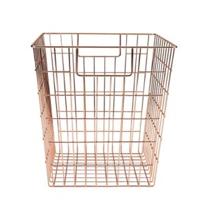 Image of Mixxit Wire Copper effect Metal Storage basket (H)310mm (W)310mm