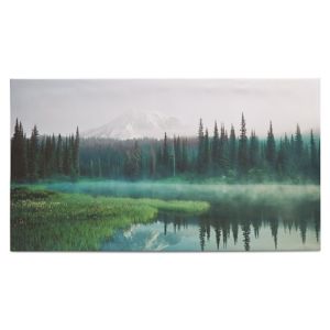 Image of Mountain Green Canvas art (H)900mm (W)500mm