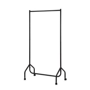 Image of Black Freestanding clothes rail