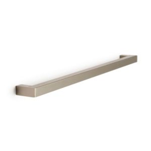 Image of B&Q Brushed Brushed nickel effect Square Bedroom Handle Cabinet handle (W)15 mm