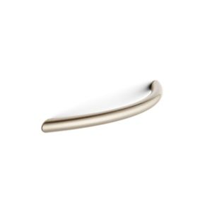 Image of Brushed Steel Bow Cabinet Handle (L)220mm