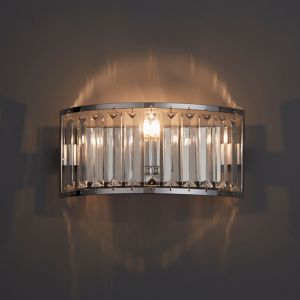 Image of Dione Chrome effect Wall light