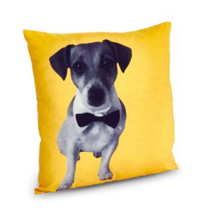 Image of Dog Yellow Cushion
