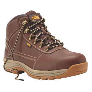 Image of Site Amethyst Men's Brown Safety boots Size 8