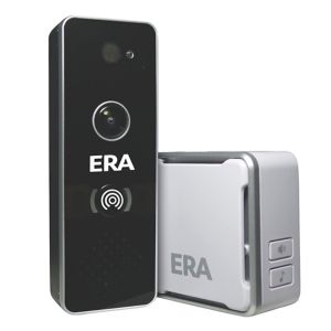 Image of ERA Black Smart Home Wi-Fi IP Doorbell Camera