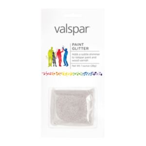 Image of Valspar Silver effect Paint Glitter Packet 28g