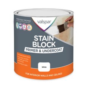 Image of Valspar Stain block White Ceiling & wall Primer & undercoat 2.5L