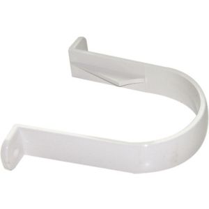 Image of FloPlast White Round Gutter clip (L)113mm (Dia)68mm