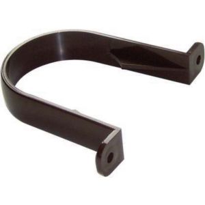 Image of FloPlast Brown Round Gutter clip (L)113mm (Dia)68mm