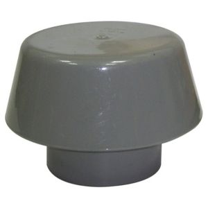 Image of FloPlast Grey Push-fit Waste Pipe cowl (Dia)110mm