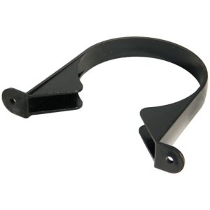Image of FloPlast Black Push-fit Waste pipe Clip (Dia)110mm