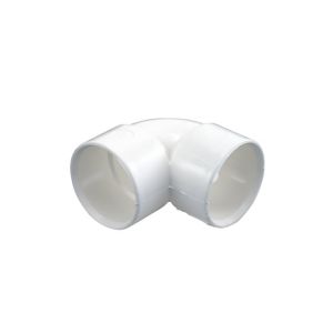 Image of FloPlast White 90° Waste pipe Overflow bend (Dia)21.5mm