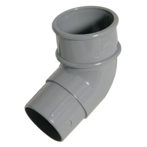 Image of FloPlast Miniflo Grey 112.5° Offset Downpipe bend (Dia)50mm