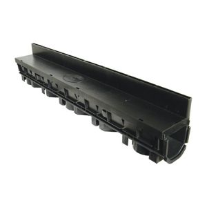 Image of FloPlast ABS & polypropylene Channel drainage threshold (L)1m (W)125mm