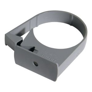 Image of FloPlast Miniflo Grey Round Gutter clip (L)25mm (Dia)50mm