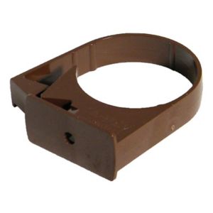 Image of FloPlast Miniflo Brown Round Gutter clip (L)25mm (Dia)50mm