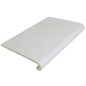Image of White PVCu Hockey stick Window board (L)2.5m (W)250mm (T)9mm