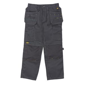 Image of DeWalt Pro Tradesman Black Men's Trousers W30" L29"