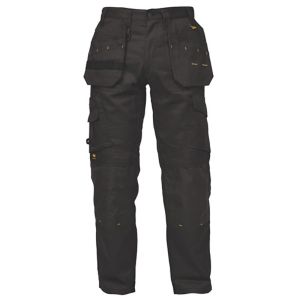 Image of DeWalt Pro Tradesman Black Men's Trousers W32" L29"