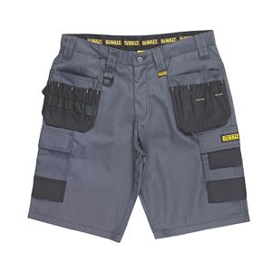 Image of DeWalt Heritage Black & grey Shorts W32"