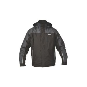 Image of DeWalt Black & Grey Waterproof jacket Medium