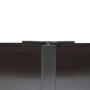 Image of Vistelle Black H-shaped Panel straight joint (L)2500mm