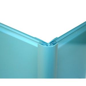 Image of Vistelle Blue atoll Panel external corner joint (L)2500mm