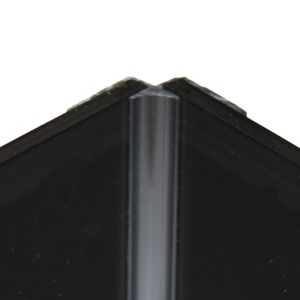 Image of Vistelle Black Panel internal corner joint (L)2500mm