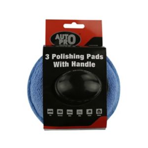 Image of AutoPro accessories Microfibre Polishing pads Pack of 3