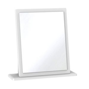 Image of Swift Polar White Framed Mirror (H)510mm (W)480mm