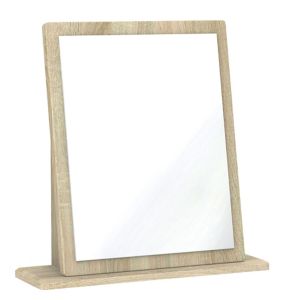 Image of Swift Monte carlo Cream Oak effect Framed Mirror (H)510mm (W)480mm