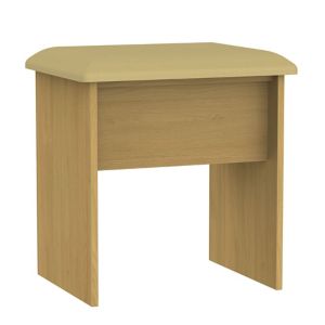 Image of Montana Oak effect Dressing table stool (H)510mm (W)480mm (D)380mm