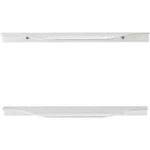Image of GoodHome Andali Brushed Straight Pull handle (L)247mm Pack of 2