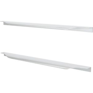 Image of GoodHome Andali Brushed Straight Pull handle (L)397mm Pack of 2