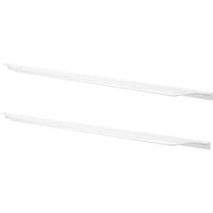 Image of GoodHome Andali Brushed Straight Pull handle (L)597mm Pack of 2