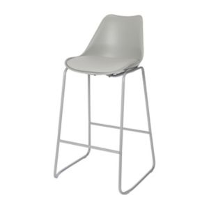 Image of Marula Light grey Bar stool