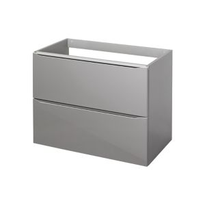 Image of GoodHome Imandra Gloss Anthracite Basin cabinet (W)800mm (H)600mm