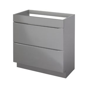 Image of GoodHome Imandra Gloss Anthracite Basin cabinet (W)800mm (H)820mm